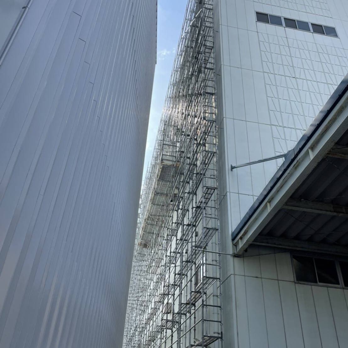 静岡市住宅屋根足場