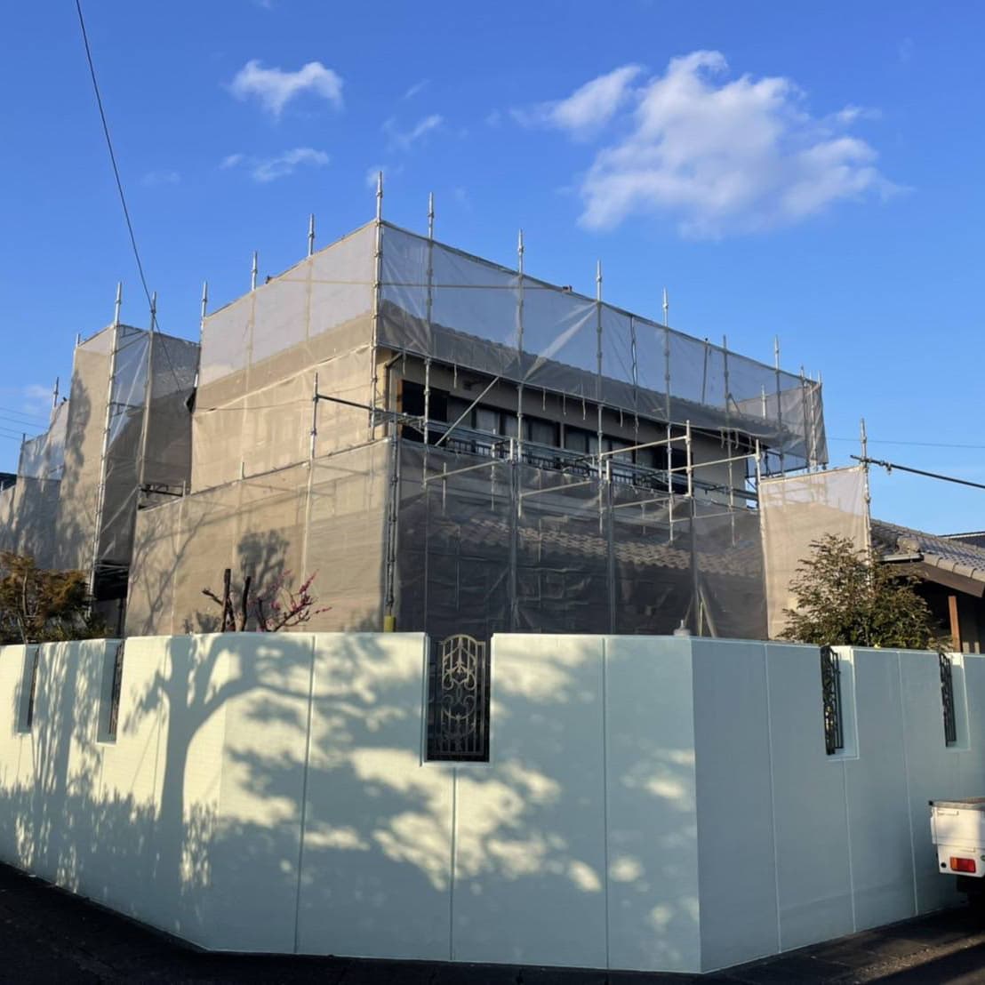 静岡市昇降足場