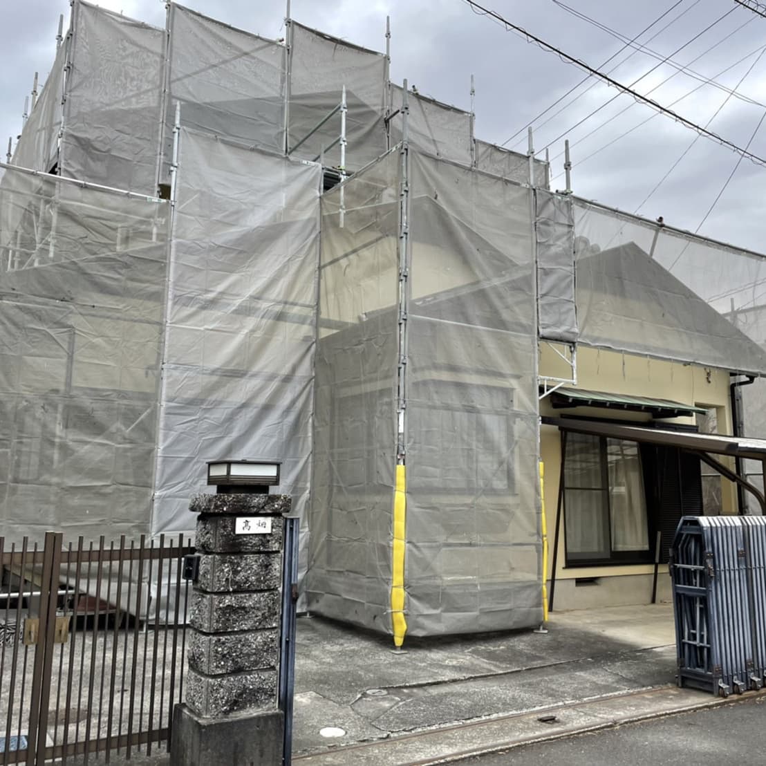 静岡市昇降足場