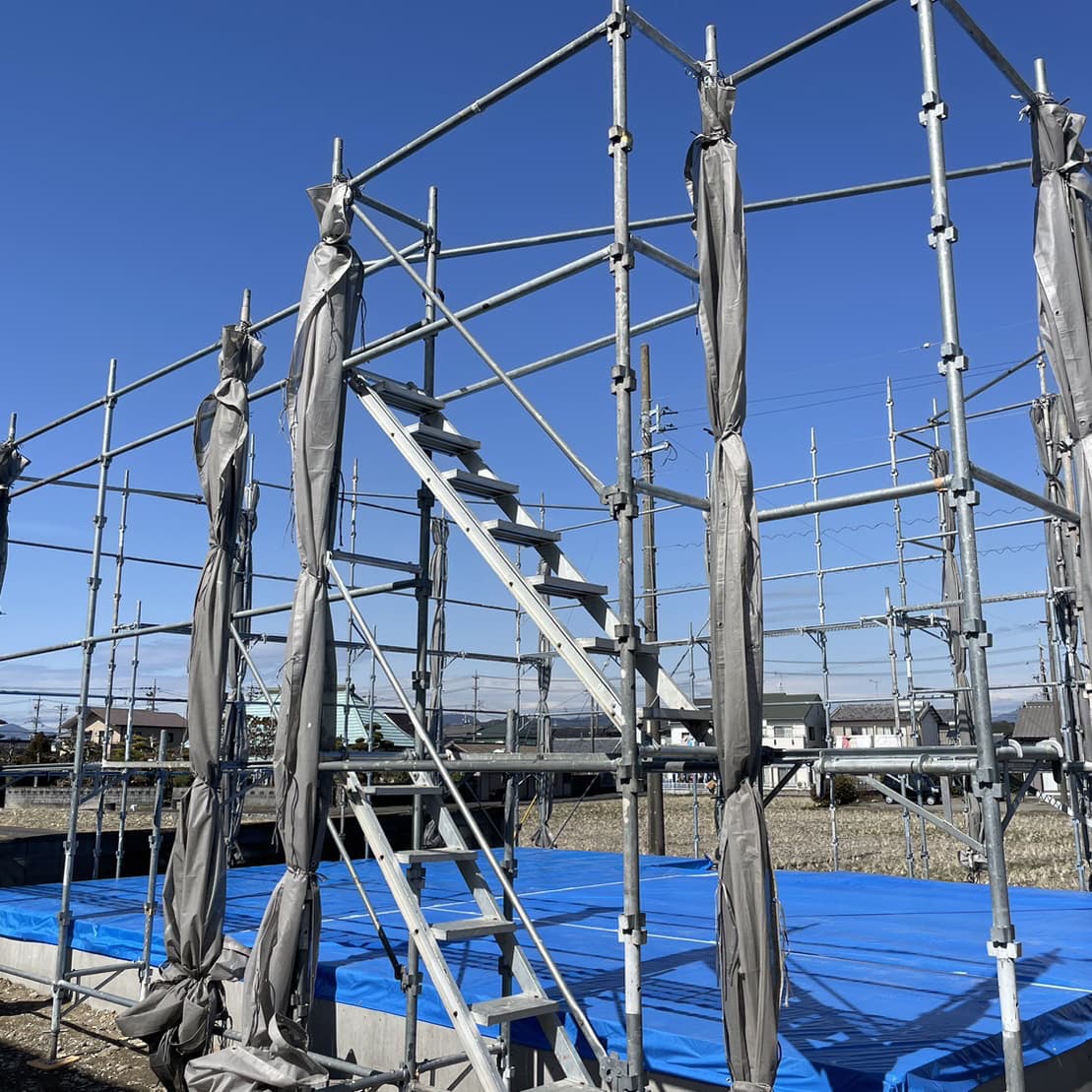 藤枝市先行足場